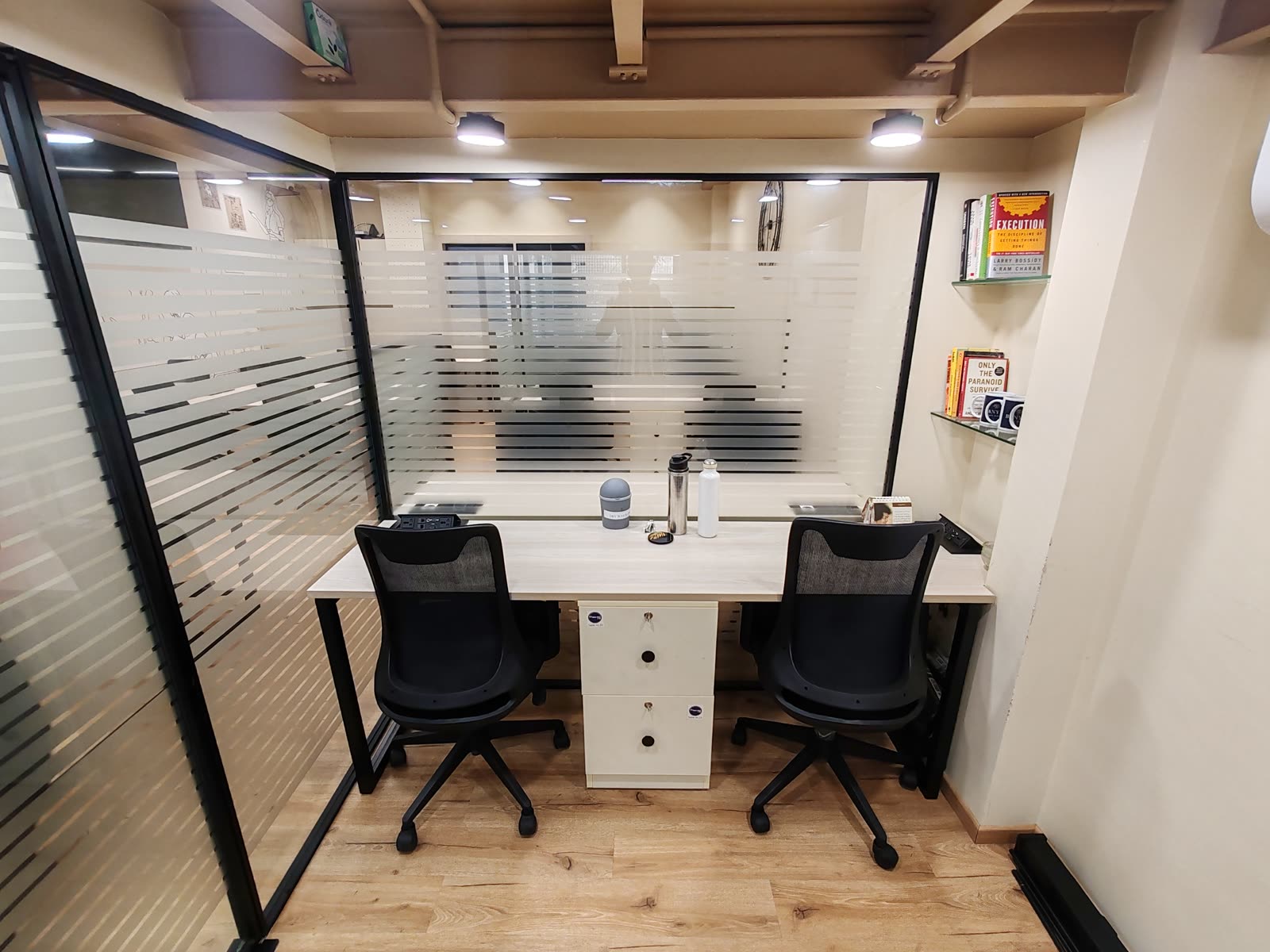 Workspace4you Glass Cabin fully enclosed private office Mahim Mumbai